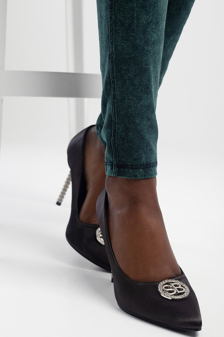 Ladies Dazzle Up Heel - Black