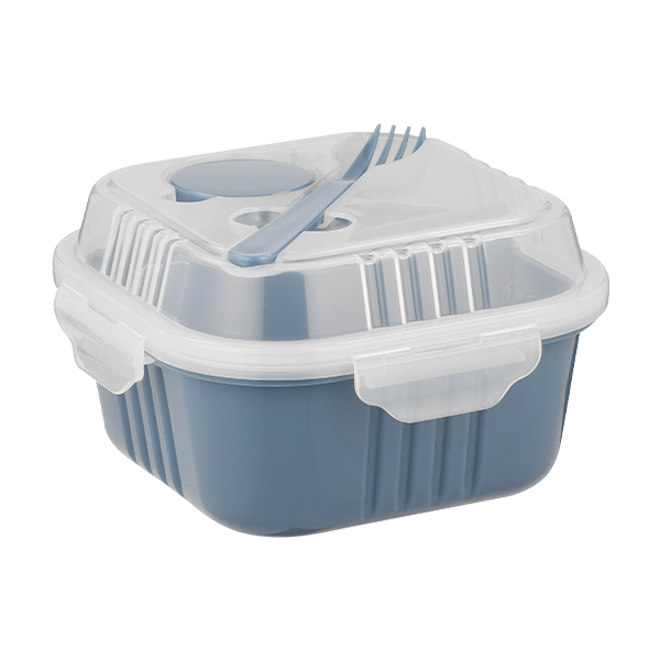 Lunch Box Square 830ml Blue