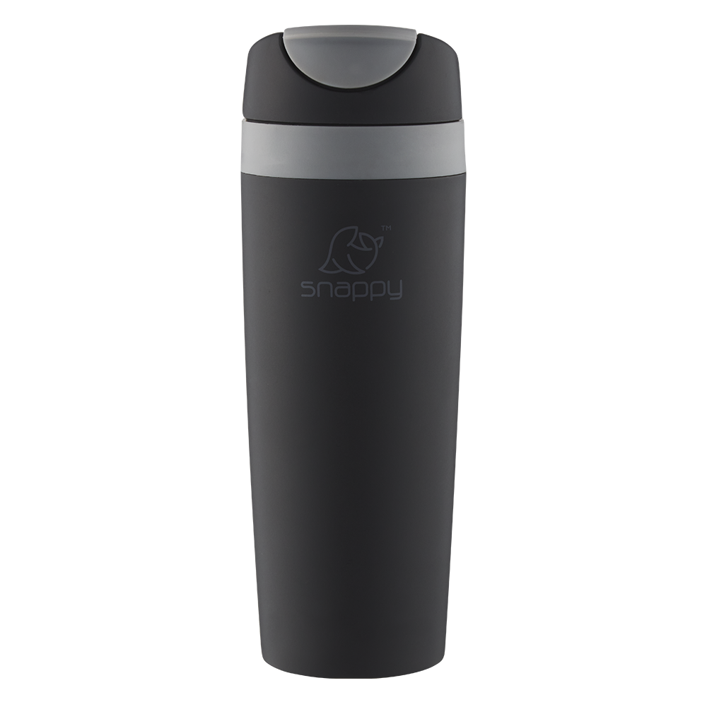 Double Wall Plastic Tumbler 473ml Charcoal