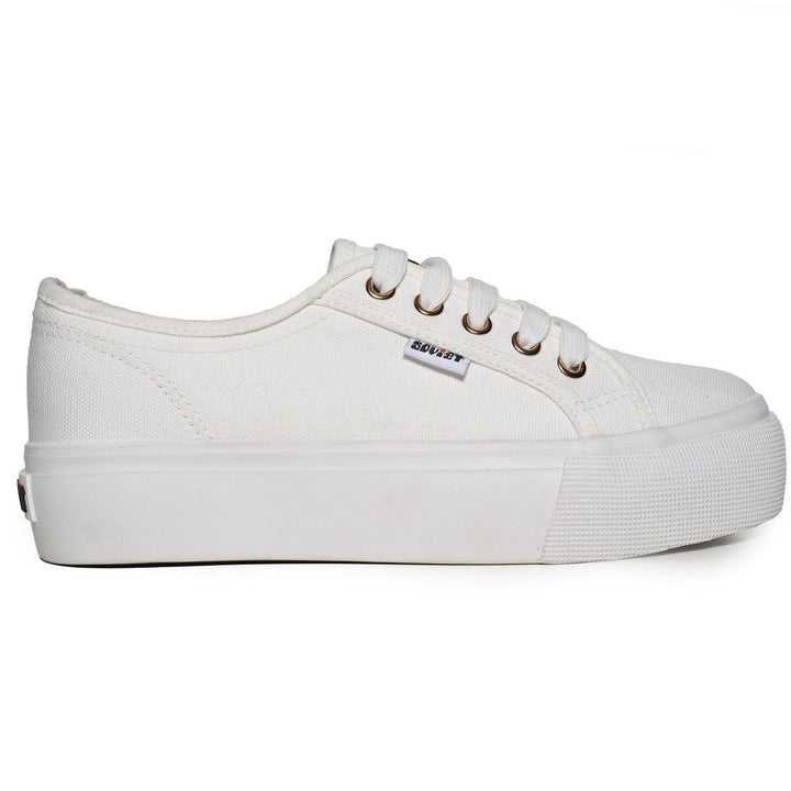 Ladies Ayanda Platform Sneaker - White