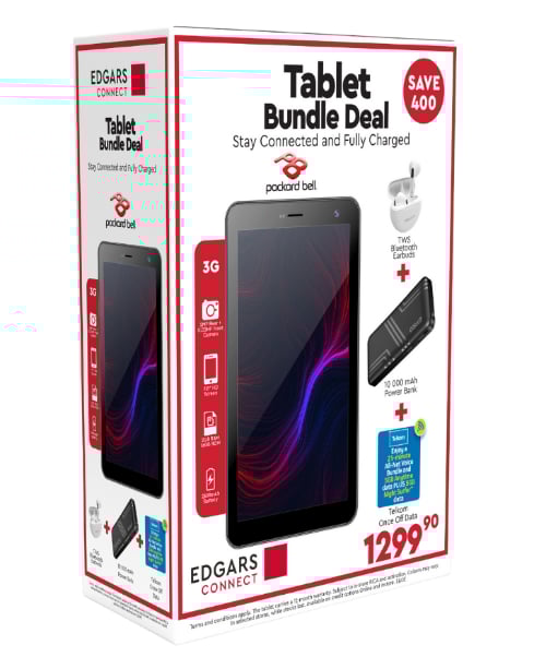 Tablet Bundle Deal Single Sim Black