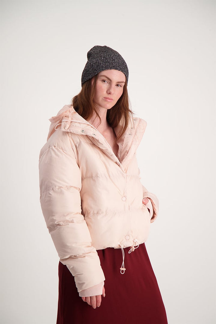 Core Puffer Jacket - Peach
