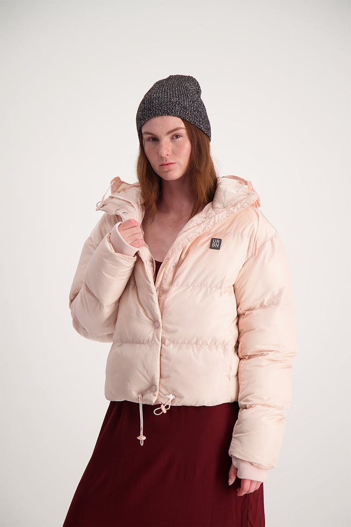 Core Puffer Jacket - Peach