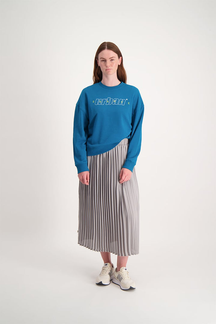 Essential Sweater With Fornt Chest Detail - Atlantic Deep