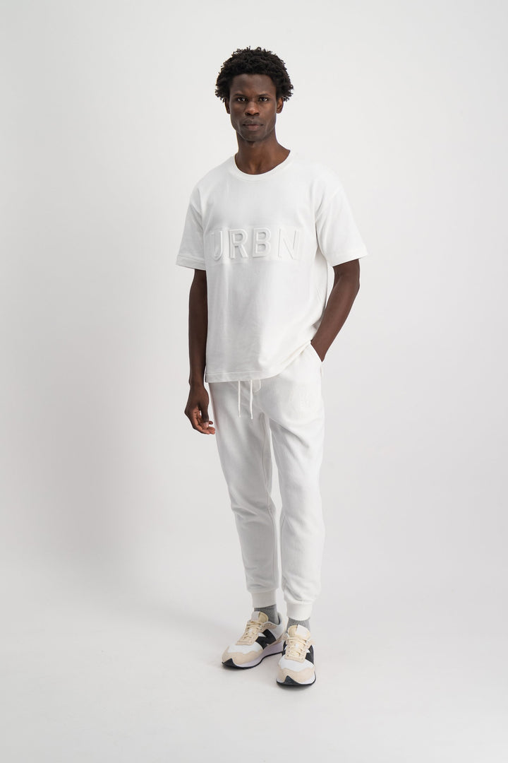 Men's Logo Track Pant - Off White