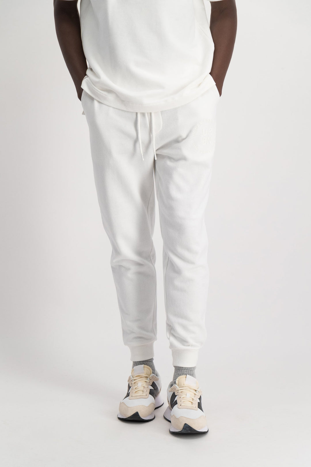 Men's Logo Track Pant - Off White