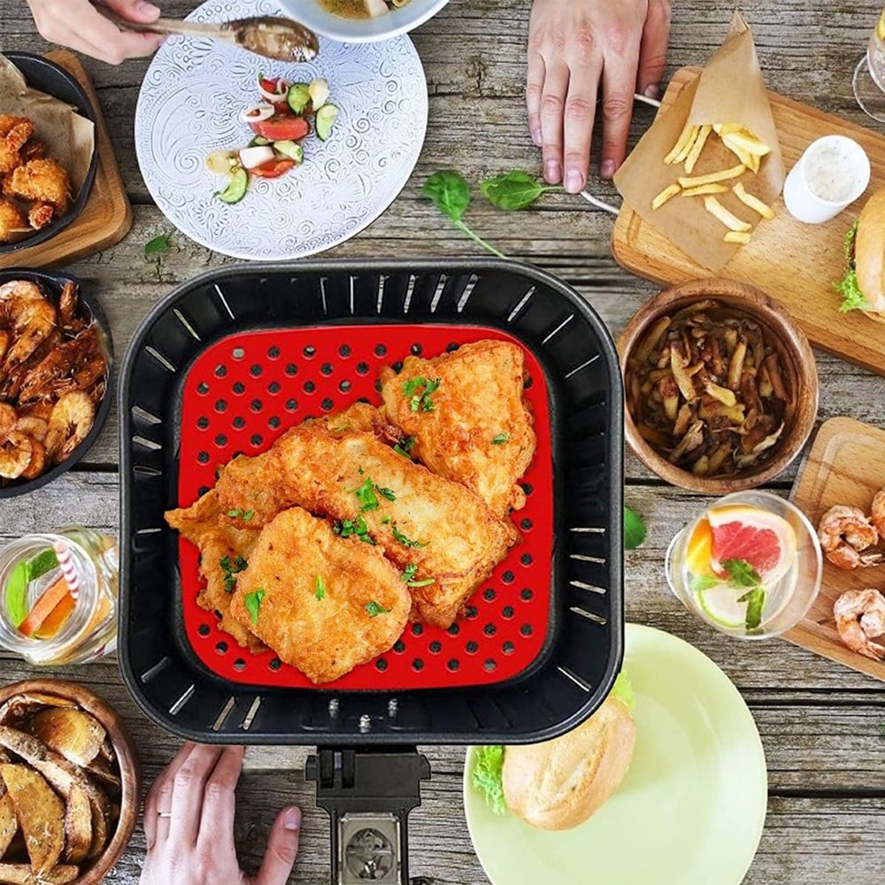 Creative Square Silicone Air Fryer Liner