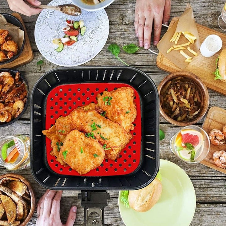Creative Square Silicone Air Fryer Liner