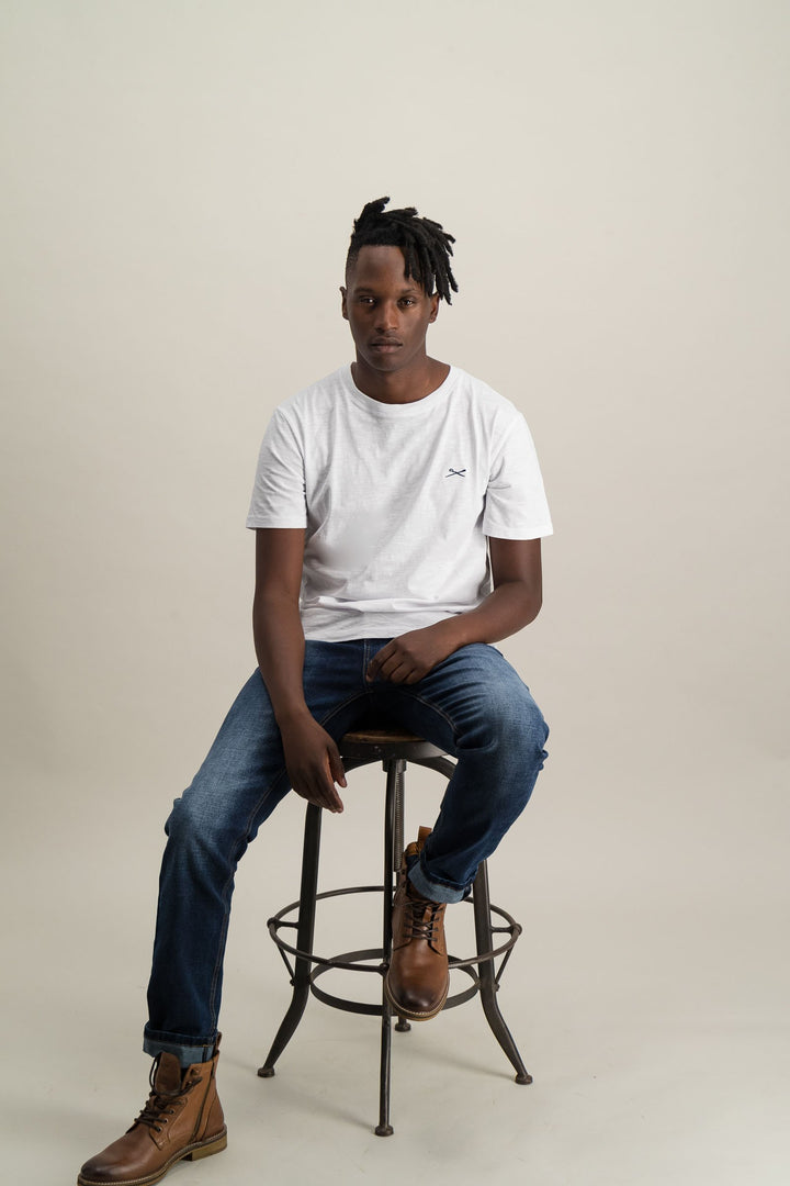 Men's Dark Indigo Straight Denim Jean