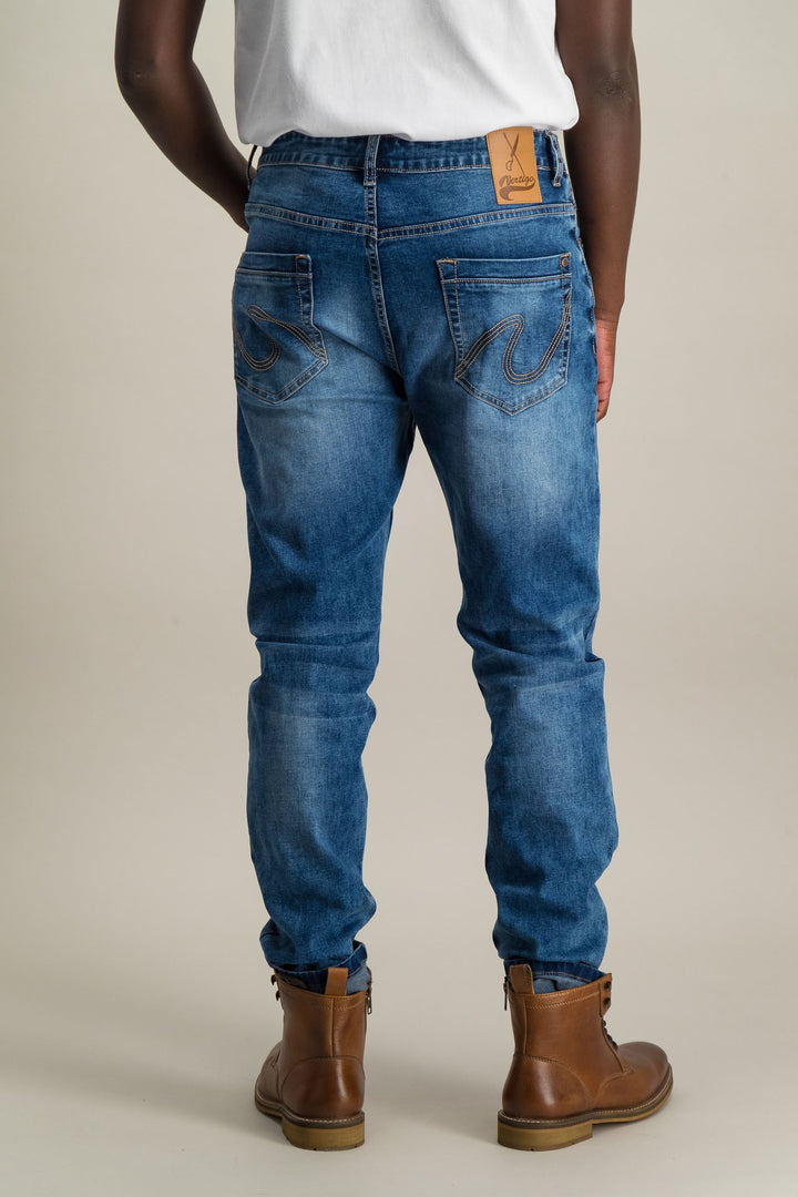 Men's Indigo Straight Denim Jean