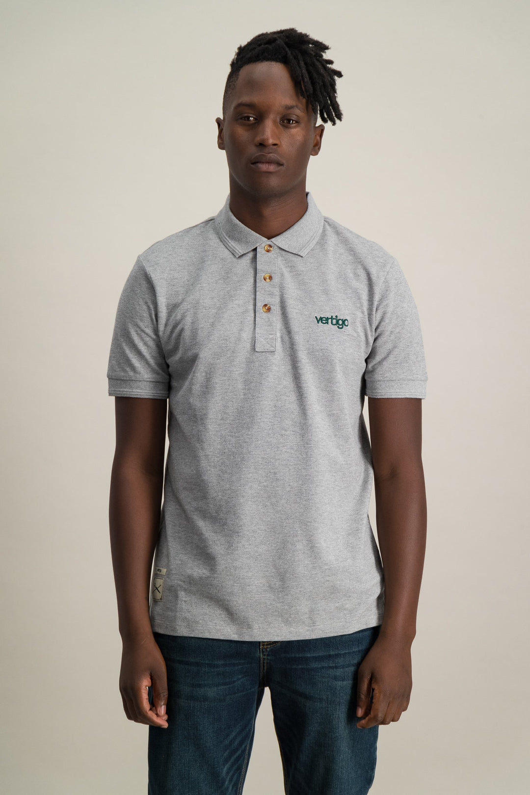 Men's Swoosh Flock Golfer - Grey Melange