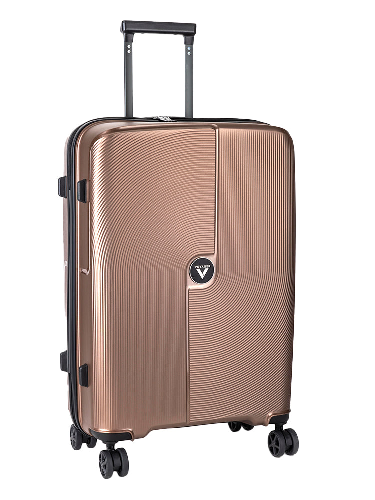 Zen 65cm Medium 4 Wheel Trolley Case - Brown