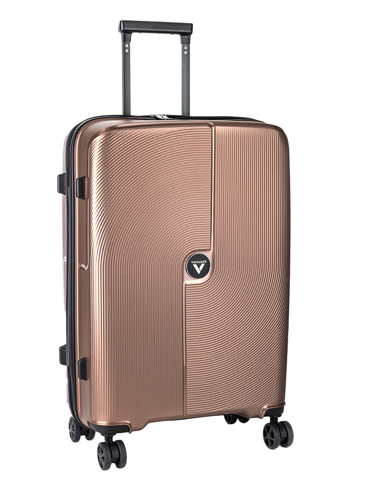 Zen 65cm Medium 4 Wheel Trolley Case - Brown