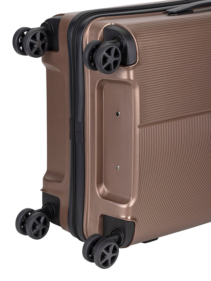 Zen 65cm Medium 4 Wheel Trolley Case - Brown