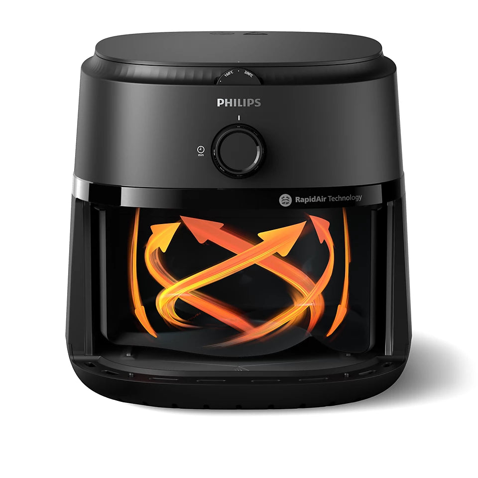 Philips 6.2L Black 1000 Series Analog Airfryer