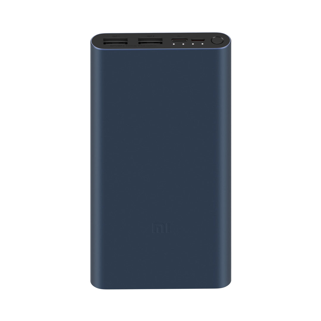10000mAh Fast Charge 18W Power Bank - Black