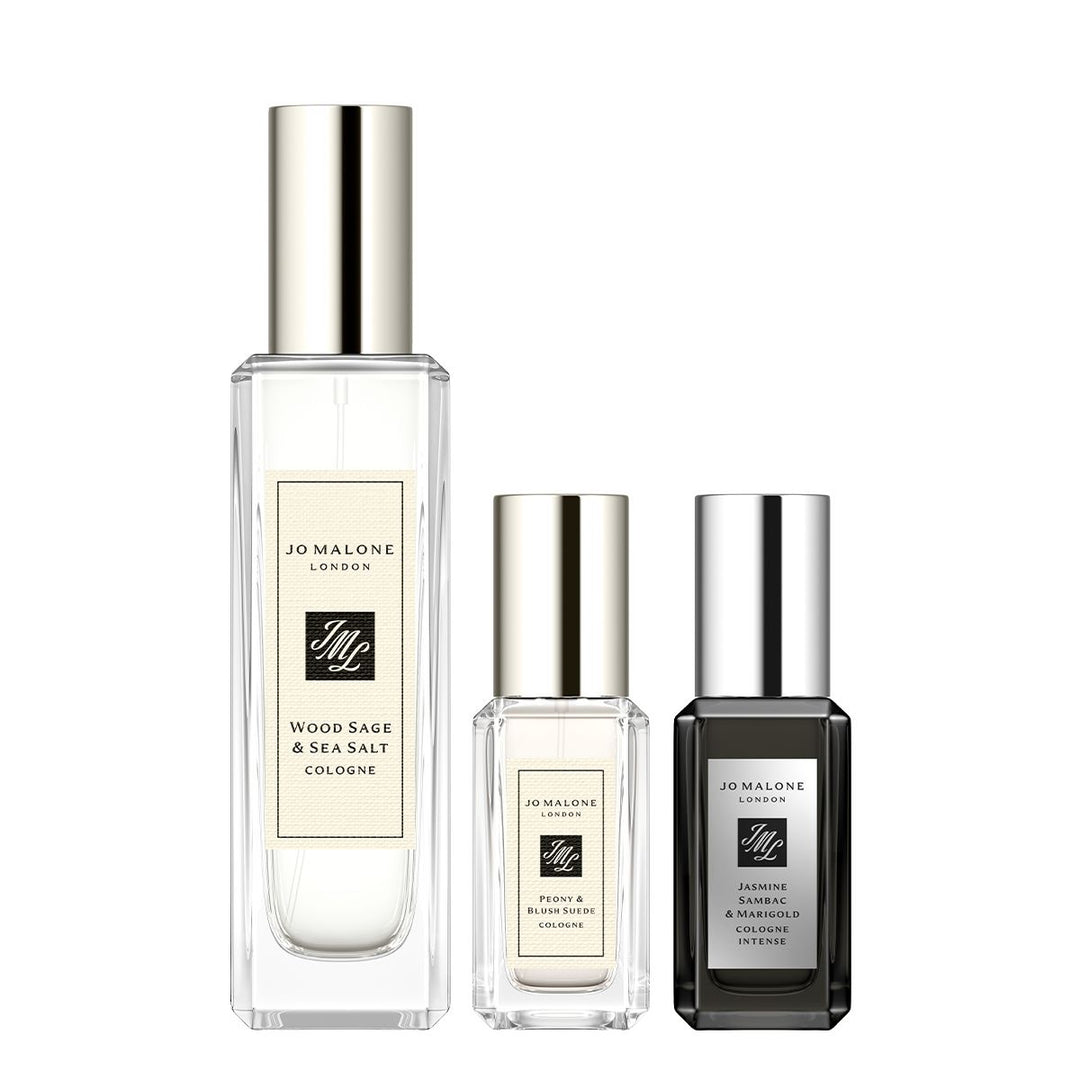 Trio Wood Sage& Sea Salt + Peony & Blush Suede + Jasmin Sambac & Marigold
