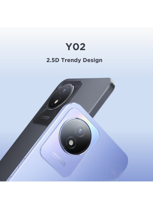 Y02 Dual Sim Blue Cellphone