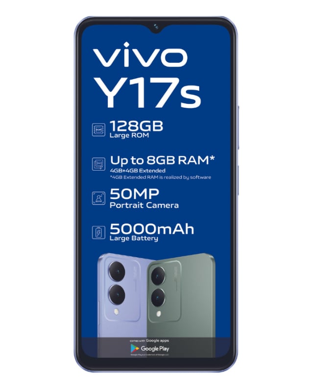 Y17S 128GB Dual Sim Green Cellphone