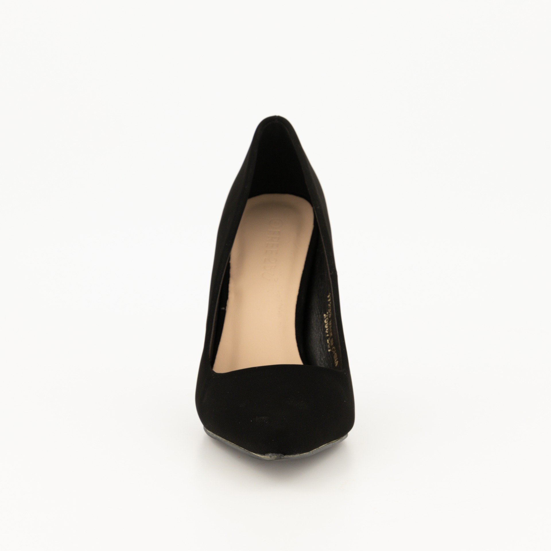 Ladies-Black Lamy Pointy Heel Shoe
