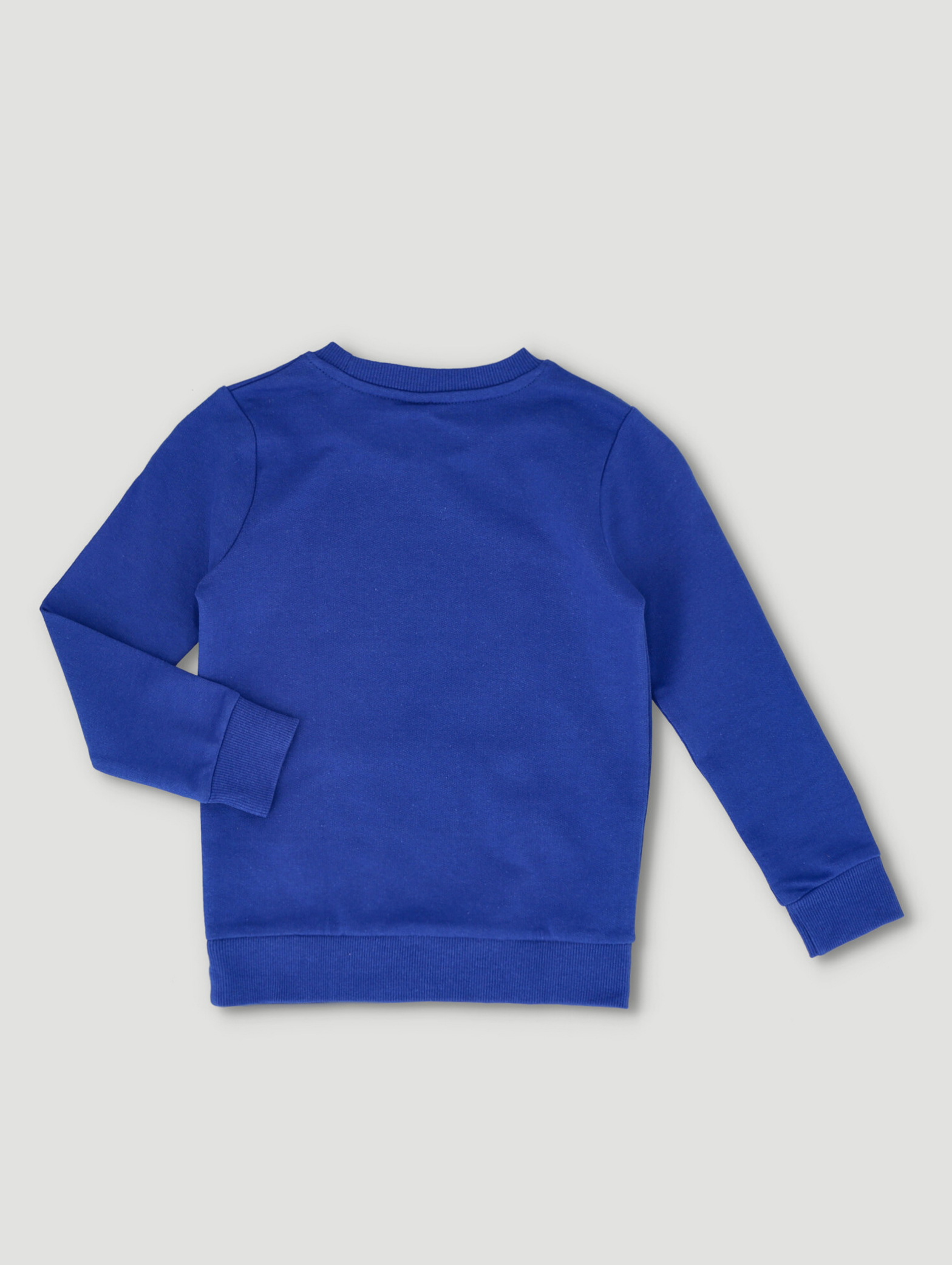 Pre-Boys Plain Crew Kanga Pocket Pullover - Dark Blue