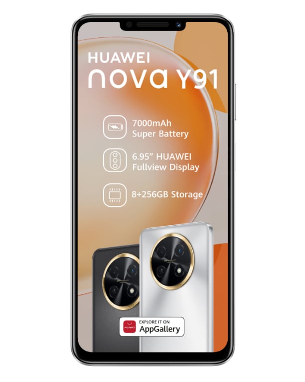 Nova Y91 256GB Dual Sim Black Cellphone
