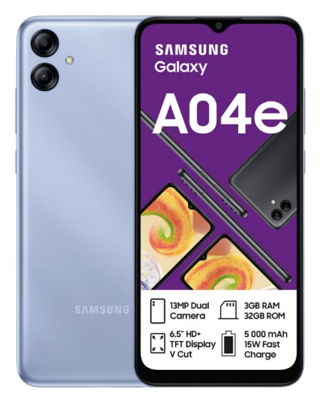 Galaxy A04E Dual Sim Blue Cellphone