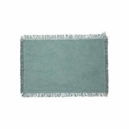 Frayed Cotton Placemats - Set Of 4