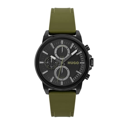 Relax 45mm Watch With Black Dial