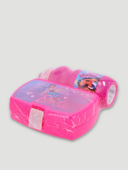 Pre-Girls Barbie Lunchbox & Bottle Set - Pink