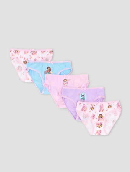 Pre-Girls 5 Pack Paw Patrol Panties - Pink