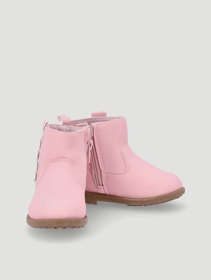 Baby Girls Flower Boot - Pink