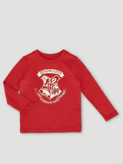Pre-Boys Harry Potter Foil Tee - Red