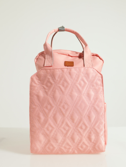 Baby Nursery Quilted Nappy Bag - Pink