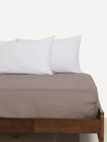2 Pack 144TC Standard Pillow Case - White