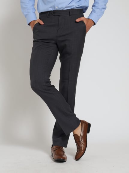 Buy SAM & JACK - Grey Cotton Blend Regular Fit Men's Formal Pants (Pack of  1) Online at Best Price in India - Snapdeal