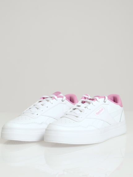 Court Retro Sneaker - White/Pink