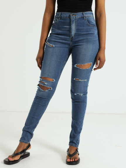720 Hi-Rise Super Skinny Youth Of Today Jeans - Mid Blue