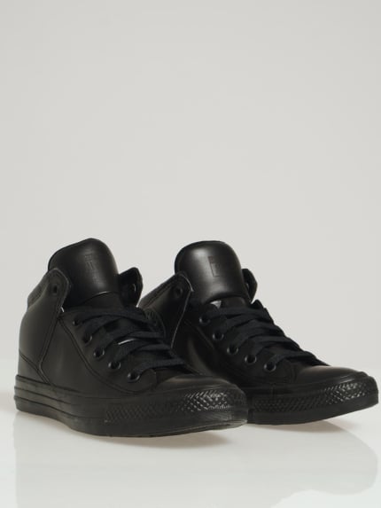 Ctas Mid High Street Sneaker - Black
