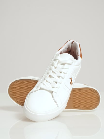 Stitch Basic Lace Up Sneaker - White
