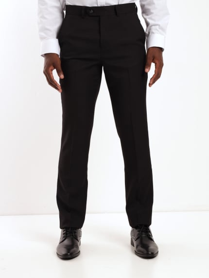 Men's Regular Essential Suit Trouser - Black