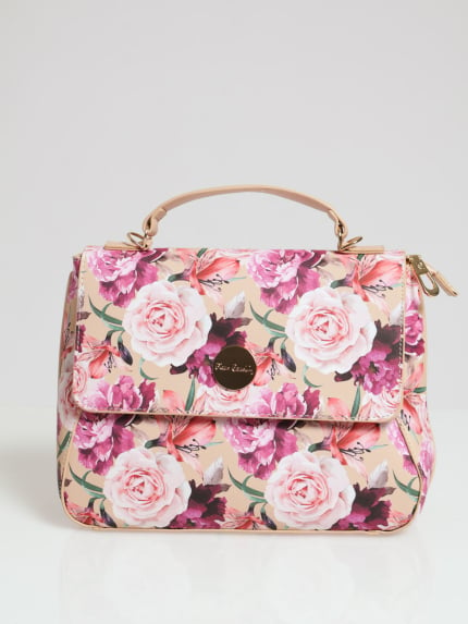 Daynah Floral Satchel Bag - Pink
