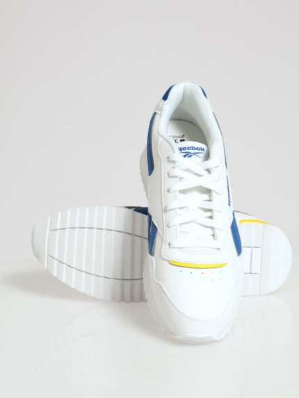 Glide Ripple Clip Cleated Closed Toe Lace Up Sneaker - White/Blue