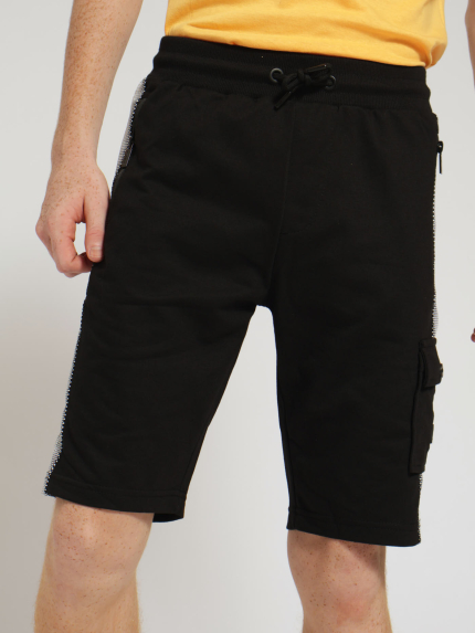 Boys Motor Fleece Shorts - Black