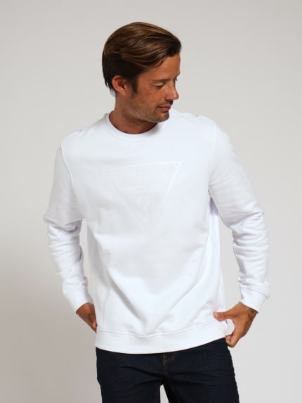 Triangle Sweat Shirt - White