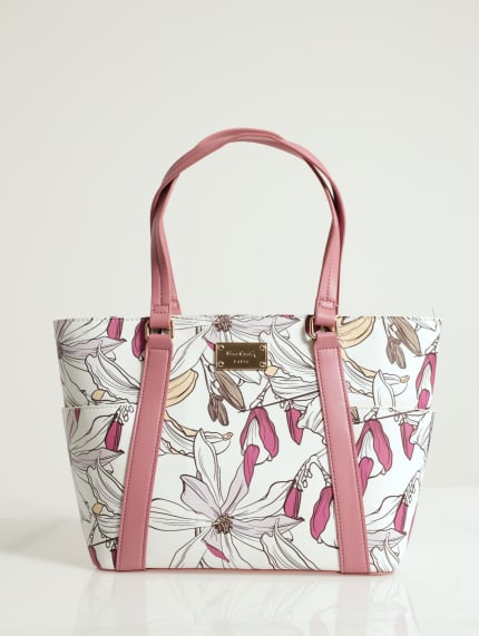 Imari Floral Tote Bag - Pink