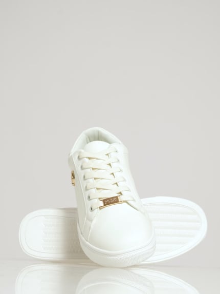 Side Trim Sneaker - White
