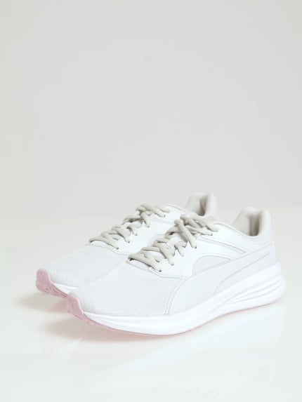 Transport Lace Up Trainer - Light Grey