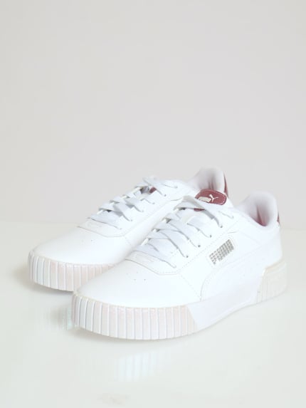 Carina 2.0 Girlpower Platform Sneaker - White/Pink
