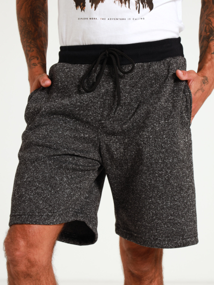Cationic Fleece Shorts - Charcoal Melange